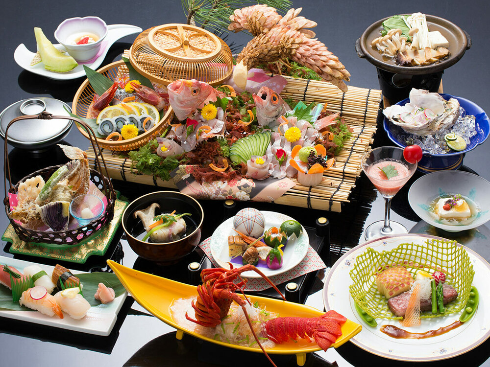 【ちょっぴり贅沢に！】伊勢海老・あわび・しまね和牛☆島根のグルメぜんぶのせ会席！