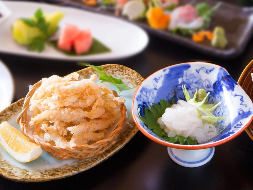 【和と洋のマリアージュ いけがみ流会席ー白えびー】富山湾でしか出会えない宝石「白えび」三品仕立て《ベストレート》