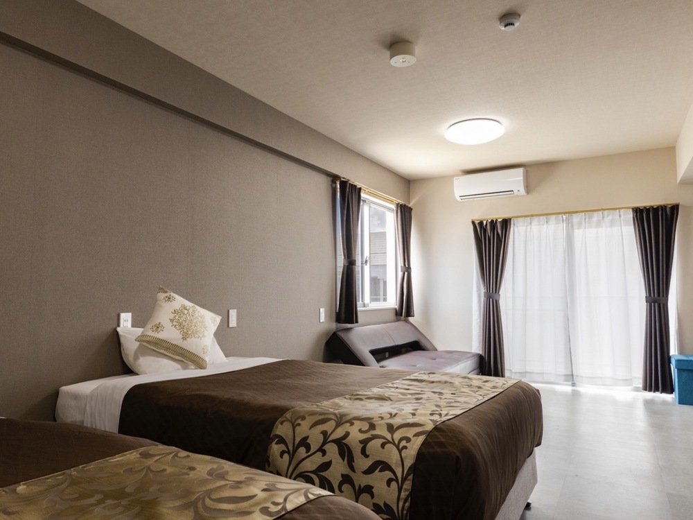 洗濯機付 デラックスツイン【52平米・駐車場無料】