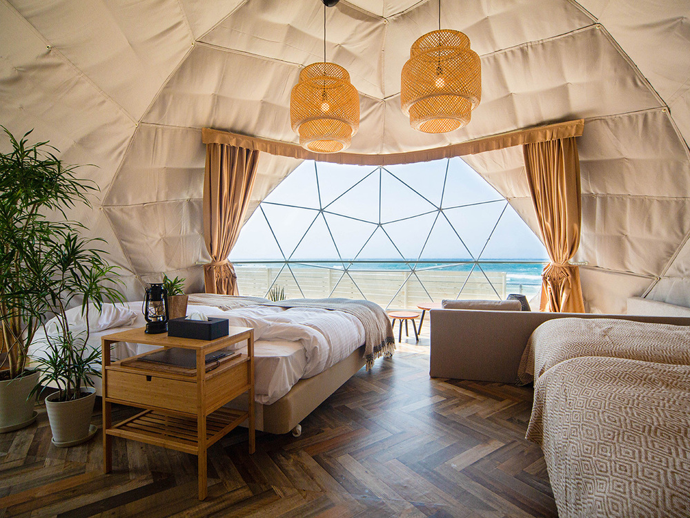 オーシャンビュー☆グランビング：ドームテント