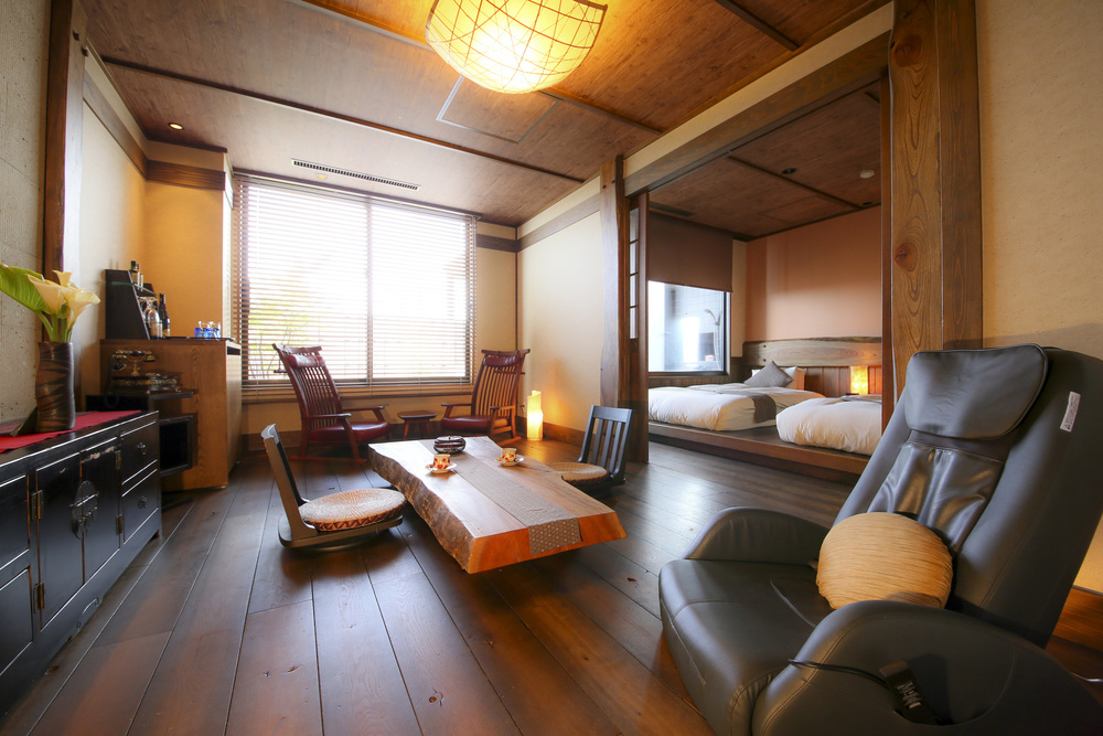 【露天風呂付客室】蔵心 テラスのみ喫煙可能