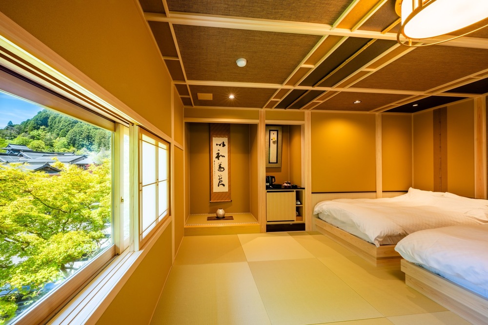 [Annex: 40 square meters] Superior Japanese-Western room, Ruri, with bath and toilet
