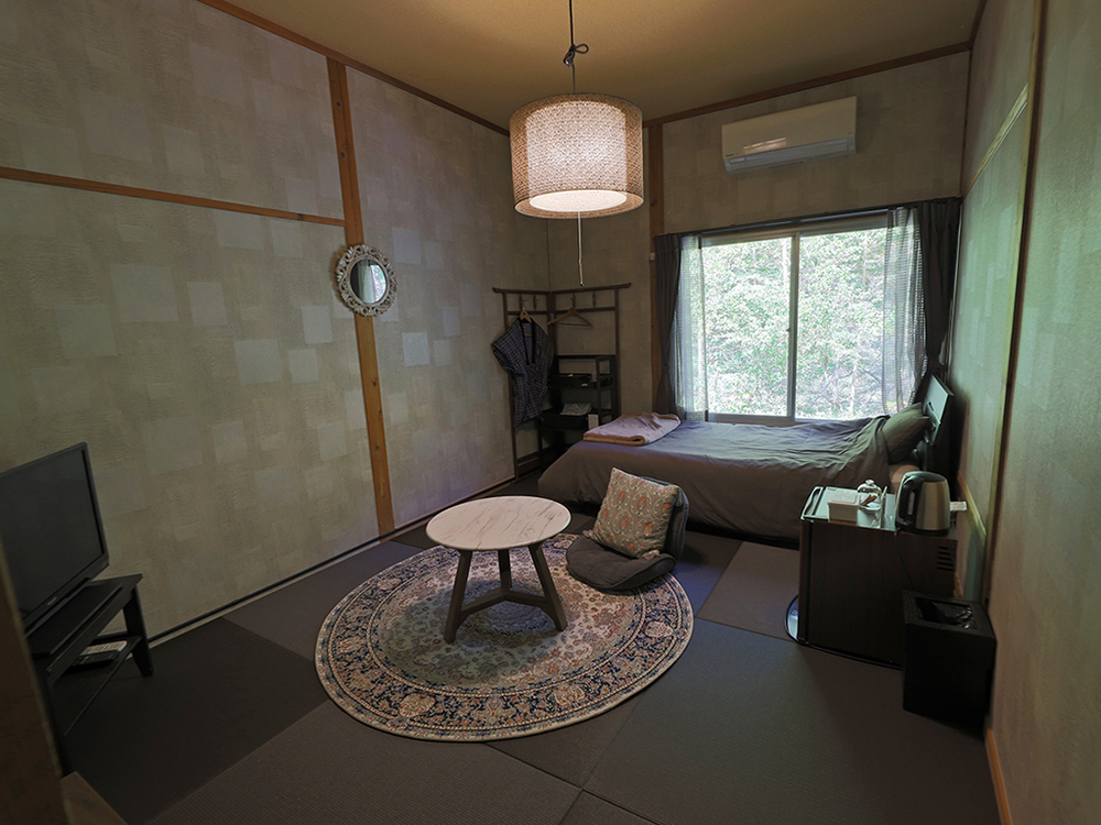 源流のレトロ和室「シングルルーム」
